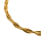 Italienisches Feder-Omega-Armband, ca. 19 cm, 925 Silber vergoldet ca. 5,78g image number 1