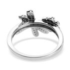 Diamant Ring 925 Silber Platin-Überzug image number 5