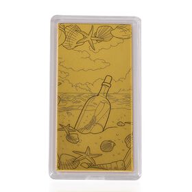 999er Gold-Barren mit Strandmotiven