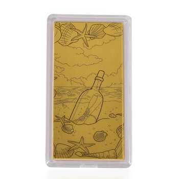 999er Gold-Barren mit Strandmotiven