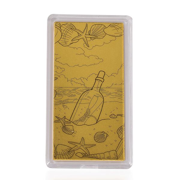 999er Gold-Barren mit Strandmotiven image number 0