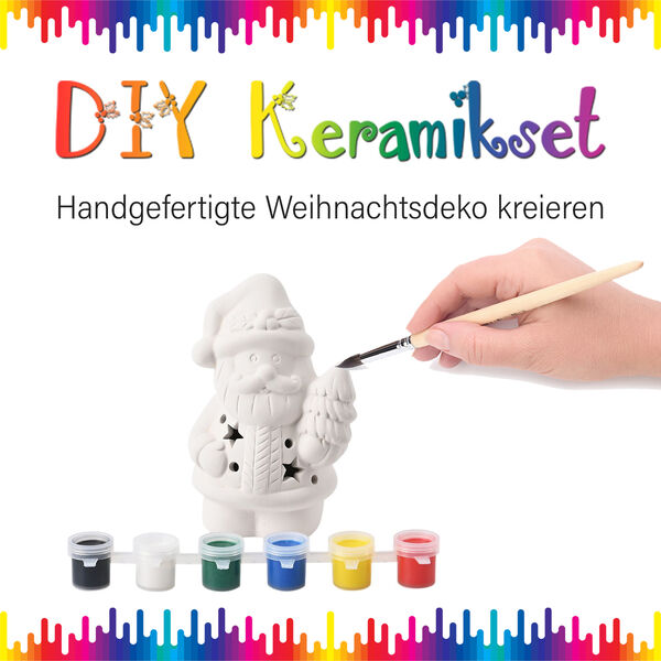 DIY Keramikset mit Weihnachtsmann image number 5