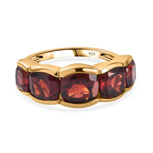 Roter Granat-Ring - 5,77 ct. image number 0