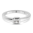 LUSTRO STELLA Hergestellt mit SWAROVSKI ZIRKONIA Solit&auml;r Ring 925 Silber (Gr&ouml;&szlig;e 16.00) 