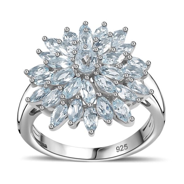 Himmelblauer Topas-Ring - 2,67 ct. image number 4