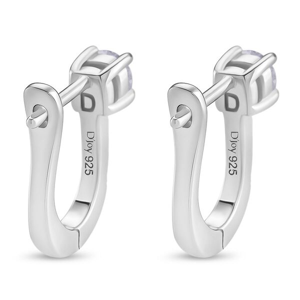 RADIANTA GRA zertifiziert Moissanit (D-VVS) Ohrringe 925 Silber rhodiniert ca. 0.54 ct image number 5