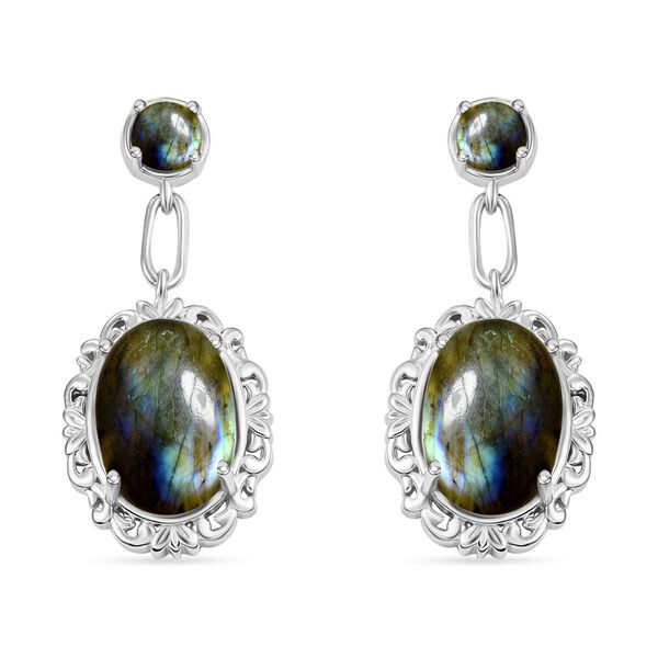 Labradorit Ohrringe - 13,57 ct. image number 0