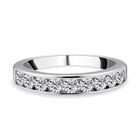 Moissanit-Ring, 925 Silber Platin  ca. 0,84 ct image number 0