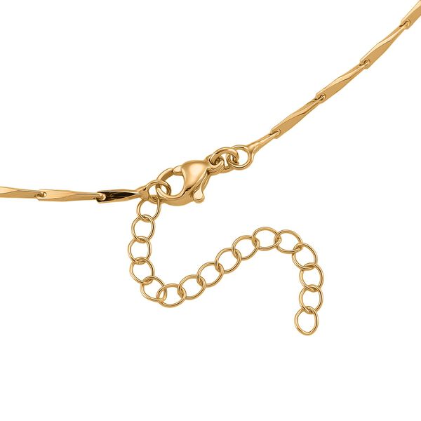 5er-Set Halsketten, ca. 45 cm + 5 cm Extender, Nickelfreies Messing Goldfarben image number 4