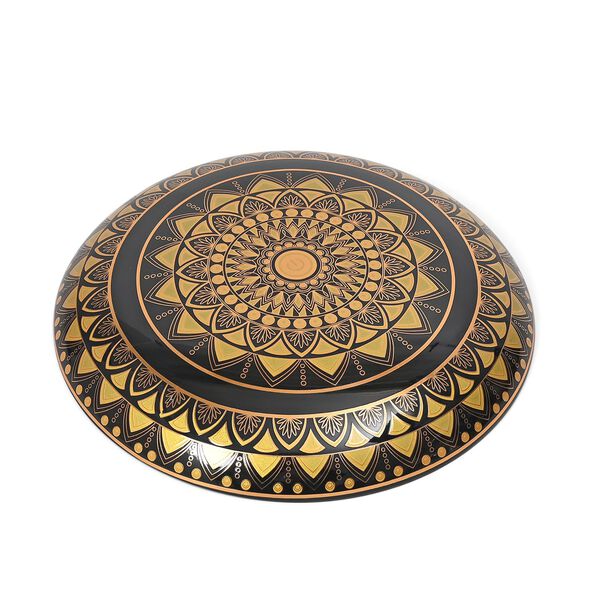 Kabellose Tischlampe mit Touch-Steuerung, Magnetdesign und Orientalisches Muster, 23x31cm, Schwarz image number 6