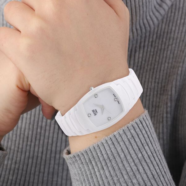 EON 1962 schweizes Uhrwerk, Wei&szlig; image number 3