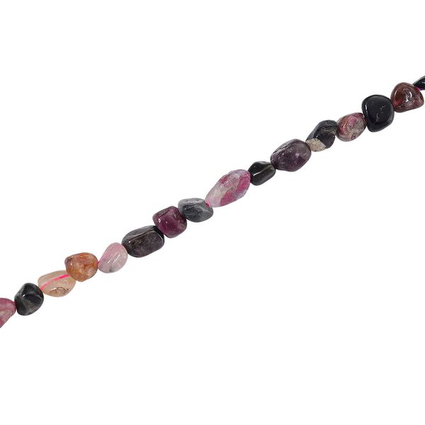 Multi-Turmalin Halskette, 45+5cm - 135,50 ct. image number 4