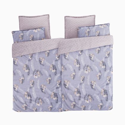 6-teiliges Bettbezug Set, 2 Bettbez&uuml;ge, 4 Kissenbez&uuml;ge, hell blau