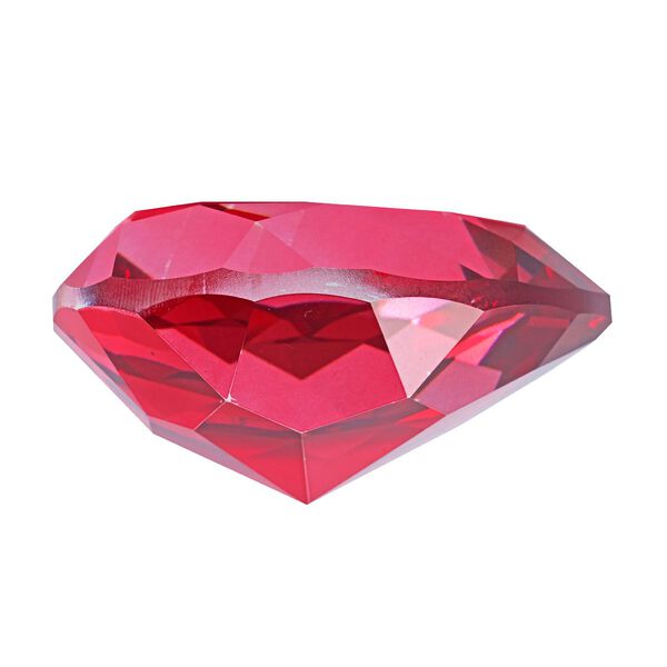 The 5th Season - Kristallherz im Geschenkbox, 8x8x4 cm, Rubinfarben image number 5