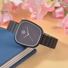Strada - Japanisches Uhrwerk, Edelstahl Hydraulik-Zifferblatt und Legierung-Armband, 23 cm, schwarz image number 1