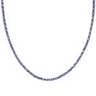 D'Joy Premium Tansanit Halskette ca. 45 cm 925 Silber rhodiniert ca. 18.92 ct