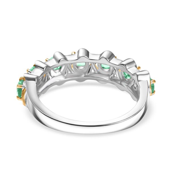 D’Joy zweifarbiger Socoto Smaragd Ring - 0,80 ct. image number 5