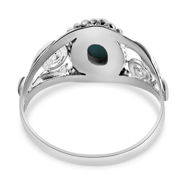 Royal Bali Kollektion - Larimar Ring 925 Silber (Gr&ouml;&szlig;e 16.00) ca. 1.51 ct image number 4