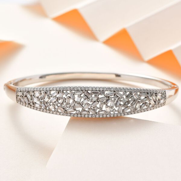 Moissanit 19cm Armreif - 4,13 ct. image number 7