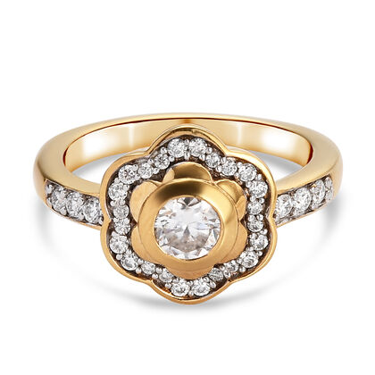 Moissanit Ring - 0,71 ct.