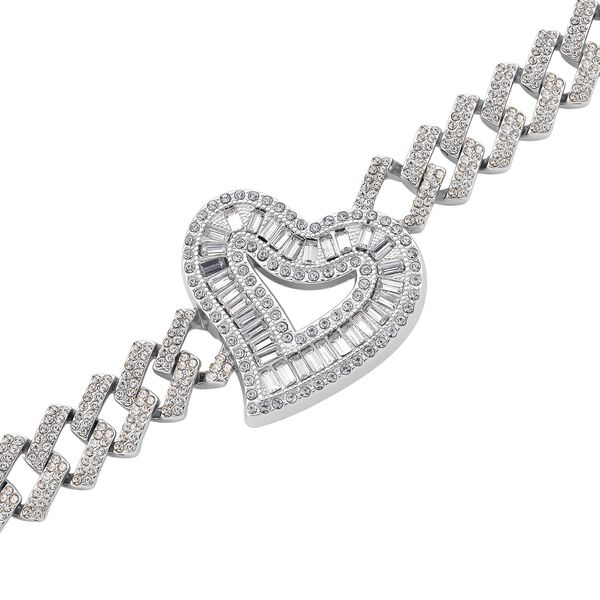 Weißer Kristall Halskette ca. 50 cm Standard image number 4