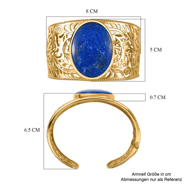 Lapislazuli Armreif, 18,5 cm - 70 ct. image number 6