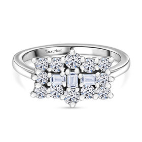 LUXURIANT DIAMOND - Lab Grown Diamant VS-EF SGL zertifiziert Ring 375 Gold (Größe 18.00) (10-15 Werktage Lieferzeit) ca. 1.00 ct