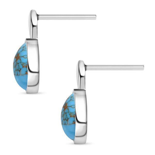 Blaues T&uuml;rkis Schmuckset  Edelstahl ca. 13,39 ct. image number 8