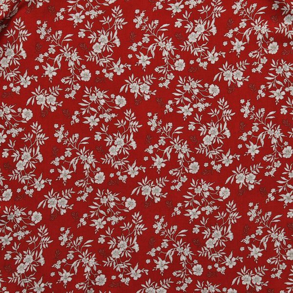 Taillen-Culottes mit Smok-Detail und Blumenmuster, Einheitsgröße, rot image number 4