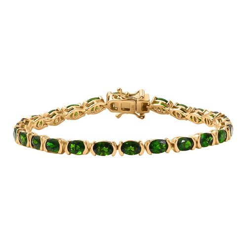 Natürliches Chromdiopsid-Armband image number 0