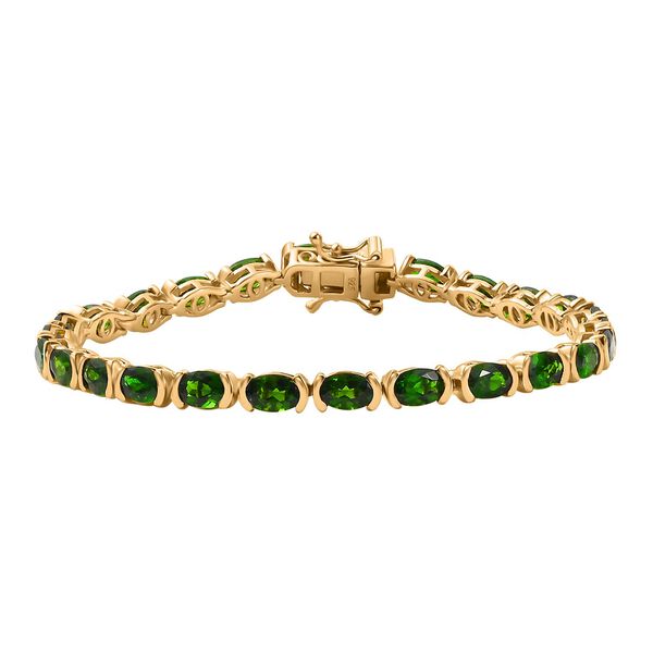Natürliches Chromdiopsid-Armband image number 0