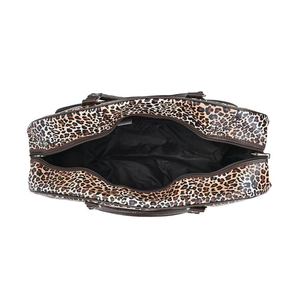 Kleine Reisetasche, Leopardenmuster image number 3