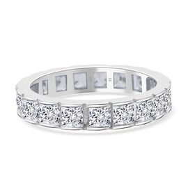Lustro Stella Weißer Zirkonia Ring 925 Silber rhodiniert (Größe 20.00)