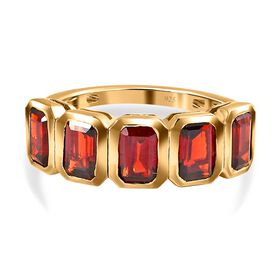 Natürlicher Mosambik Granat-Ring - 3,65 ct.