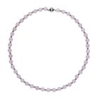 Rosenquarz Halskette, ca. 50 cm, Edelstahl ca. 162,50 ct