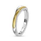 Diamant band Ring 925 Silber Platin-Überzug image number 6