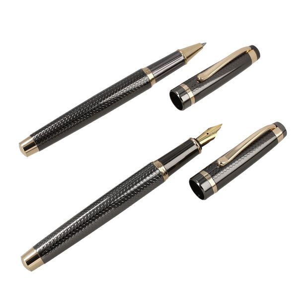 2er-Set F&uuml;llfederhalter und Tintenschreiber, schwarz image number 7