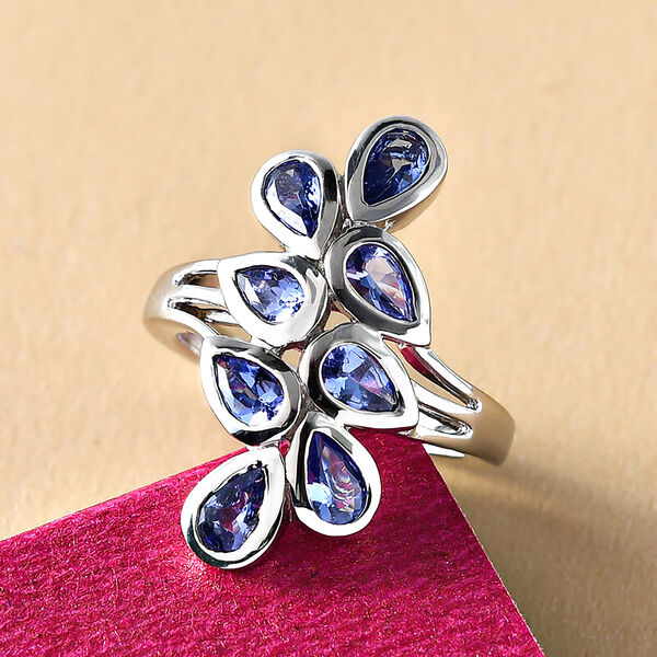 AA Tansanit Ring - 1,58 ct. image number 2