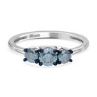SGL zertifizierter I1-I2 blauer Diamant-Ring - 1 ct. image number 0