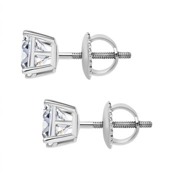 LUXURIANT VS-EF Labor Diamant Ohrringe in 950 Platin - 2,17 ct.