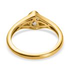 AAA Turkizit Ring, 925 Silber vergoldet, ca. 0.47 ct image number 5