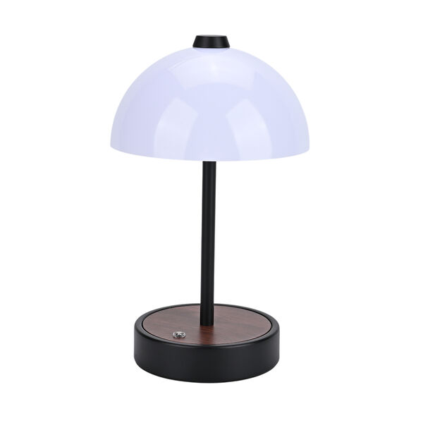 LIVEMORE - Designer Insipiriertes Tischlampe im Kuppeldesign mit Touch-Steuerung, 3000K/4500K/6000K Lichtfarbe, Größe 16x16x26,5 cm, Schwarz image number 0