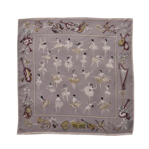 LA MAREY Foulard Quadratischer Schal, Pink image number 0