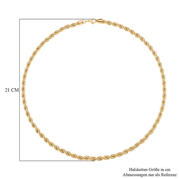 Kordel Halskette in Goldton, 59,5cm image number 4