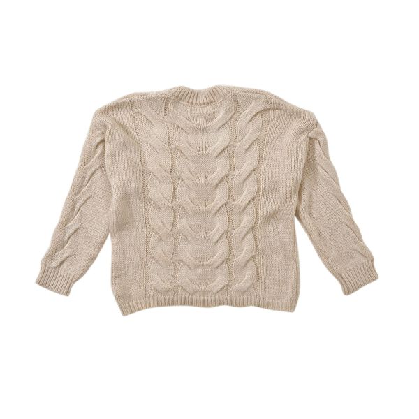 LA MAREY - Crewneck Pullover, S-L, Beige image number 1