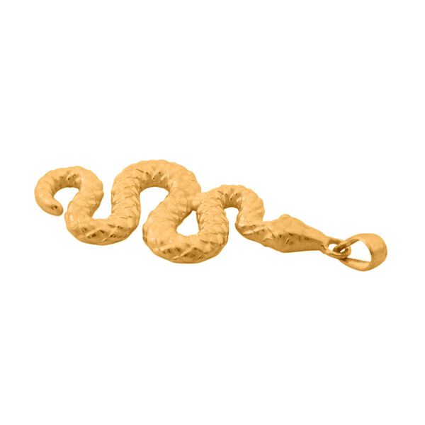 999 Gold Schlangenanhänger 1,00g image number 3