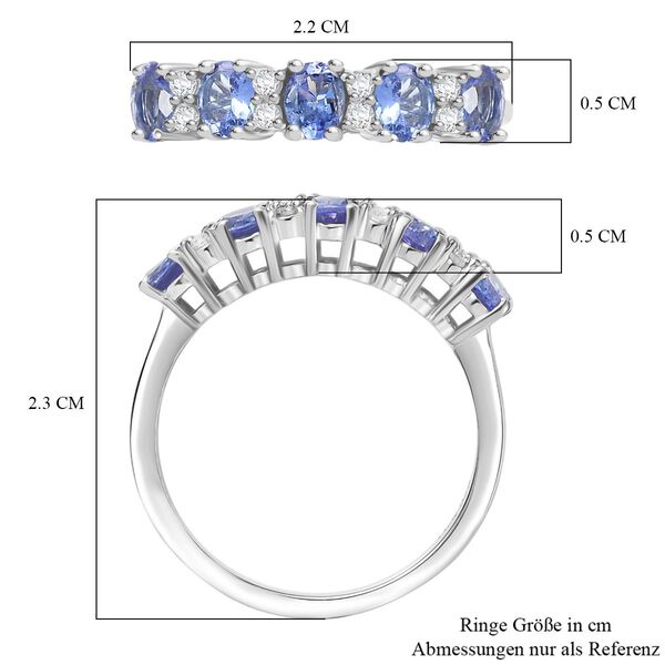 D'Joy Tansanit und Zirkon Ring - 1 ct. image number 6