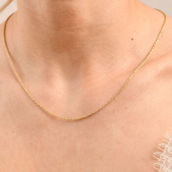 750 Gold Kette ca. 45 cm ca. 1,63g