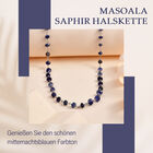 Masoala Saphir-Halskette in Silber, 50 cm, 27,00 ct. image number 3