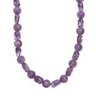 AA Rosa Amethyst Halskette ca. 50 cm Nickelfreies Messing platiniert ca. 300,00 ct.